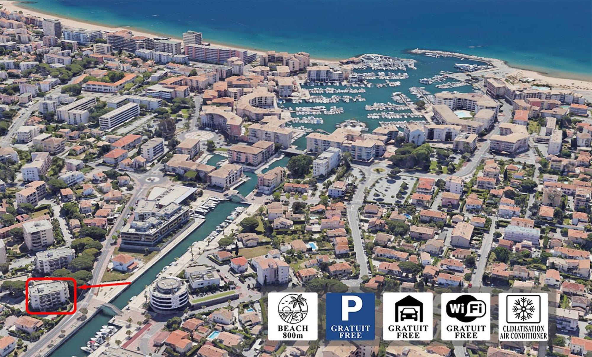 Chic Appart'Hôtel du Port Fréjus Exterior foto